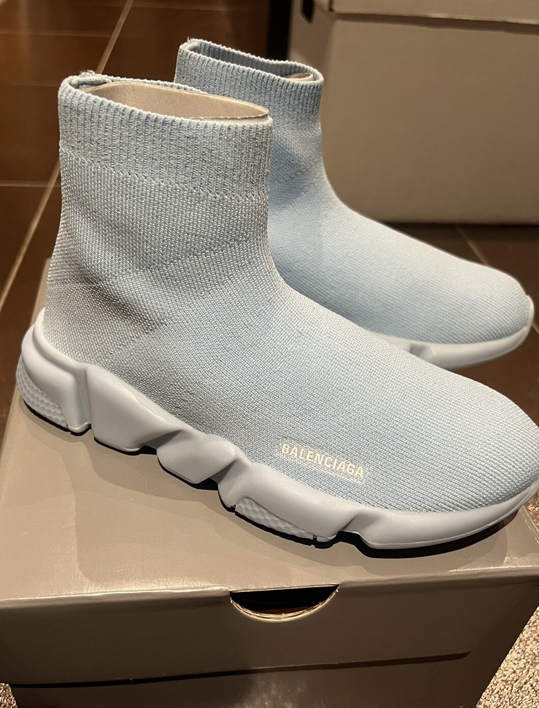 Balenciaga Blue NIB Kids‘ Speed LT Sock Sneaker Size 31-32 EU 13-1 US Authentic