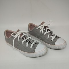 Converse Chuck Taylor All Star Gray Pink Sneakers Shoes, Junior Size 4 EUR 36