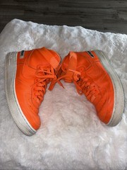 Nike Air Force 1 Mid ’07 LV8 “Just Do It” Total Orange Sneakers Size 7Y Youth