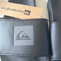 Quicksilver Youth adjustable Slide Sandals Size US 2 Black