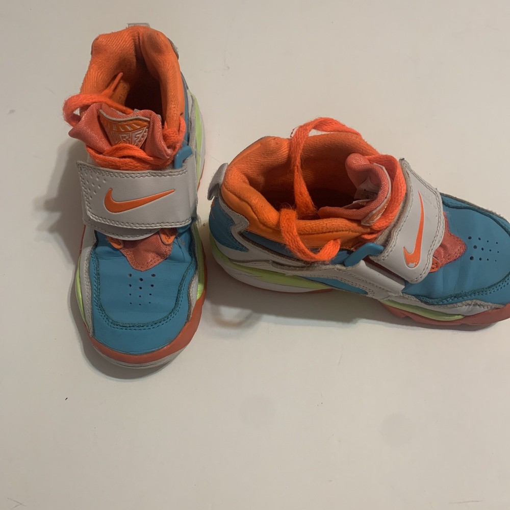 Nike Kids blue Green Orange High Top Sneakers Sz 12C