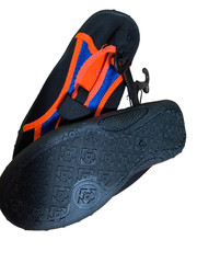 NWT Water/Beach Shoes Sz 4/5 Unisex Royal Blue & Orange Color