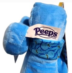 Kids Blue Easter Peeps Plush Slippers, Wristlet & PlayPack M(13-1)