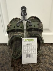 NWT Crocs Kids‘ Bayaband Marbled Sandals Camo Size C7