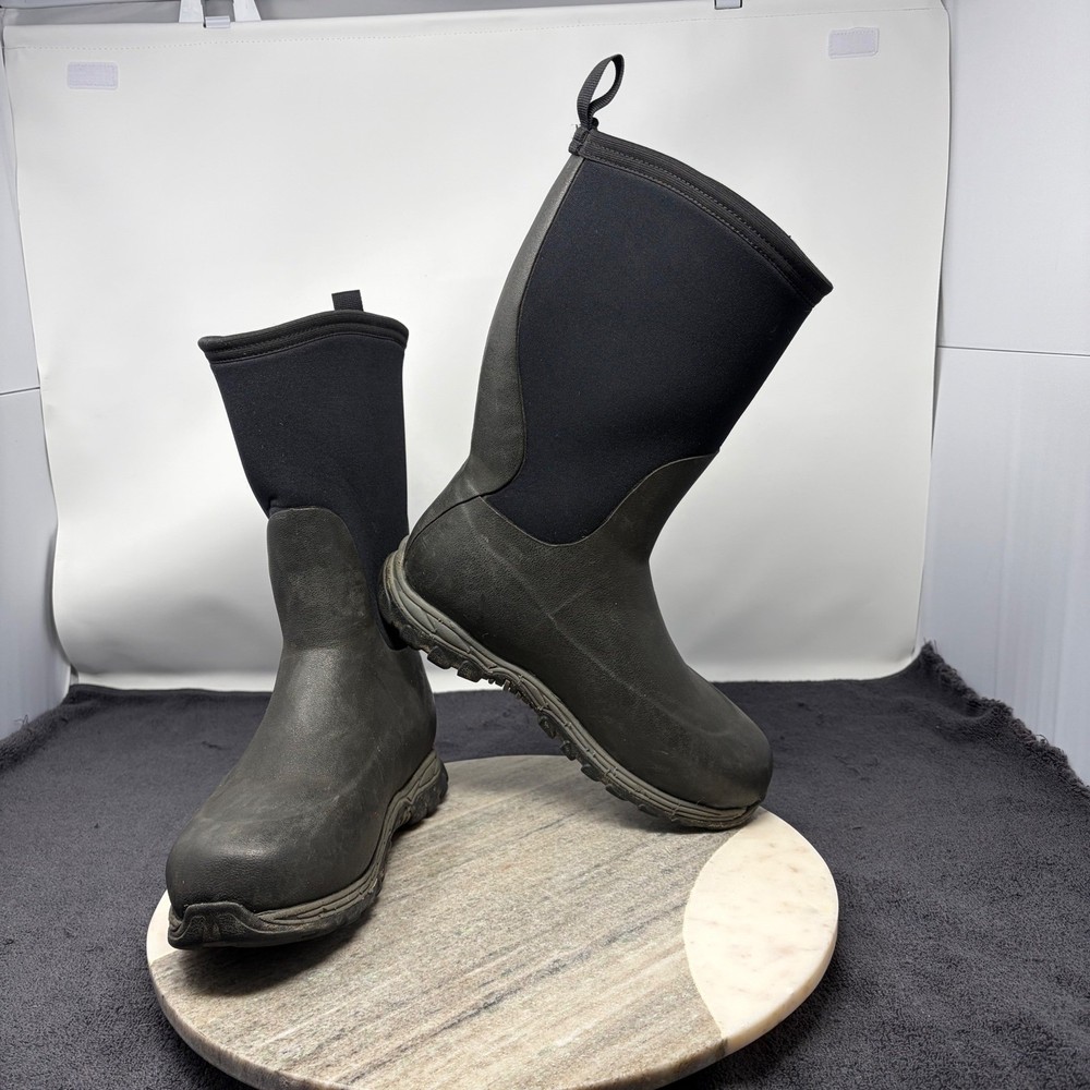 The Original Muck Boot Company Kids Black Waterproof Rain Mud Boots Size 6 US