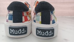 Mudd Kids Checkerboard Rainbow Skater Sneaker Size 1