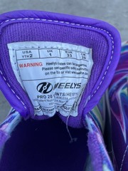 Heelys Pro 20 Prints Roller Shoes Purple Multi Swirl Youth 2 HE101145