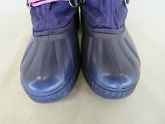 Sorel Purple Rubber Waterproof Insulated Laces Snow Boots Youth Size 5 D