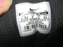 Nike Wood sid 2 High Black 524872-001 youth Size 6.5-5.5 ( one SIZE DIFFERENCE)