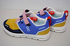 On Running Kids Cloud Play Sneakers Colorful Strap Closure Size 13 Kids /