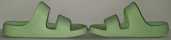 light green size 1-2 kids Gender-Neutral Double-Strap EVA Slide Sandals Old Navy
