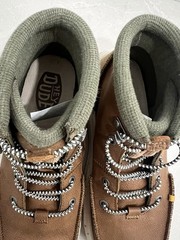 Hey Dude Bradley Boot Youth Size 6 Walnut Brown Lace Up Casual Boots New No Box