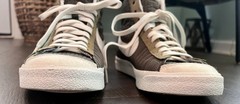 Nike Blazer Mid ‘77 GS Patchwork Green Suede Sequoia Quilted Sneakers 7Y W 8.5