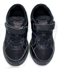 Saucony Cohesion 14 Kids Sneaker Size 1.5W Black B*H