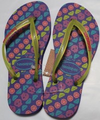$19 Havaianas KIDS Ice Violet Slim Trend Flip Flop 2Y