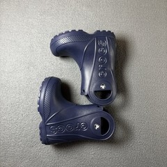 Crocs Kids Blue Handle it Rain Boots US Toddler’s Size C6 Slip-On Toddler 6