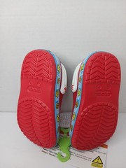 Crocs Super Mario Bros Light Up Clogs Kids Size C9 Red Comfort Slide NEW!