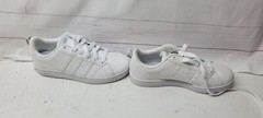 Adidas Neo Advantage VS K Size 2 White Grey Tennis Shoes