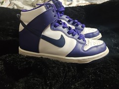 Size 4 (GS) – Nike Dunk High Electro Purple Midnight Navy