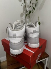 Nike Dunk High Vast Grey Pre-School PS White Vast Grey-White DD2314-101 Size 2.5