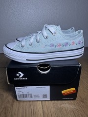 Converse Kids Chuck Taylor All Star Floral Low Sneakers 11 Youth A11776F