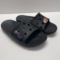 Crocs Classic Iconic Comfort Slides Sandals Blue Kids Sz C 12