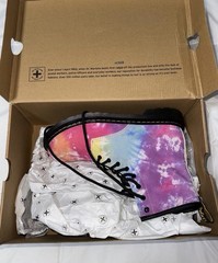 Dr. Martens 1460 Y Tie Dye Multicolor Bootie Kids US Lace Up