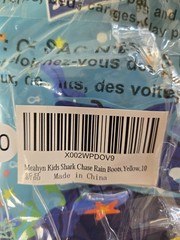 New Under The Sea Shark Rubber Rain Boots Toddler Sz 10 Blue Yellow