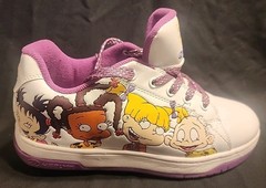HEELYS split RUGRATS White Purple SNEAKERS Shoes 6 Youth / 7 Women’s