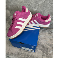 adidas Campus 00s J Pink White Suede Kids US 4.5