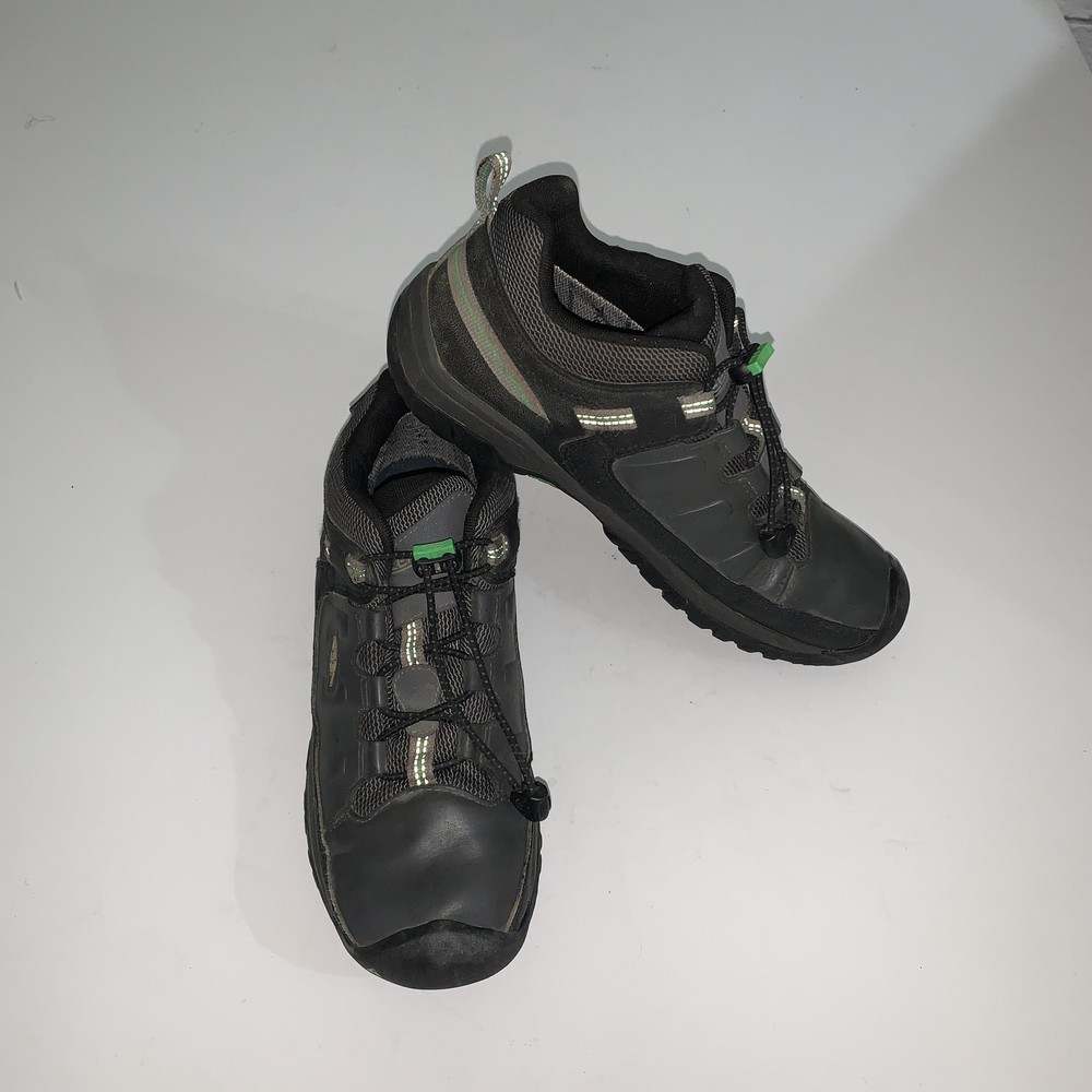 KEEN Targhee Big Kids Size 6 EU 38 Black Waterproof Hiking Sneakers 1024011