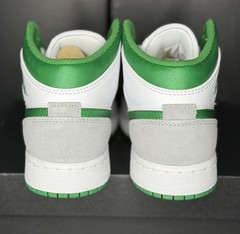 Jordan Air Jordan 1 Mid SE (GS) White/Pine Green/Grey 4.5Y DC7248-103
