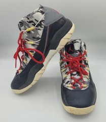 Nike Jordan Prime Flight Black/Red/White/Grey Camo Size 6Y