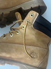 Unisex Timberland Leather Construction Boots Cornbread Youth Size 8M