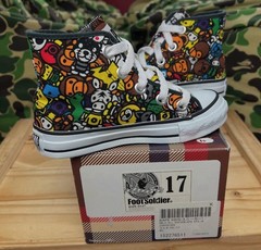 2010 A Bathing Ape Bape Kids Baby Milo Safari Avesta 11C Converse Nigo Camo Sb