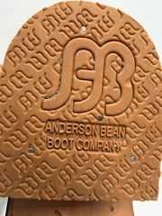 Anderson Bean Pitbull Brown Leather & Burgundy Top Cowboy Boots ABK7062 Size 2