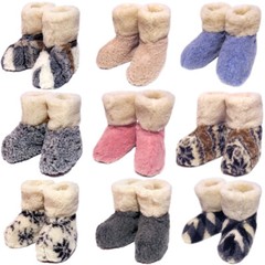 2X PAIRS WARMING SLIPPERS / Kids / Unisex / CHECKERS / FREE SHIPPING!