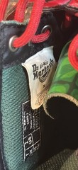 Dr. Martens x TMNT Raphael Kids Ankle Combat Boots Leather Green/Black/Red US 2