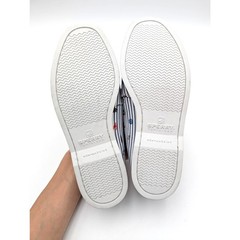Sperry Authentic Original 2-Eye Boat Shoe Kids‘ Nautical Print Size US4M EU36