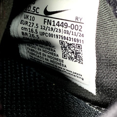 Nike Flex Runner 3 Little Kids 10.5C Black Anthracite Black Noir NIB FN1449-002