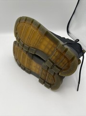 Dr. Martens Combat Boots Combs J Canvas Zip Up Size 13 Kids Uk 12 ( H 22)