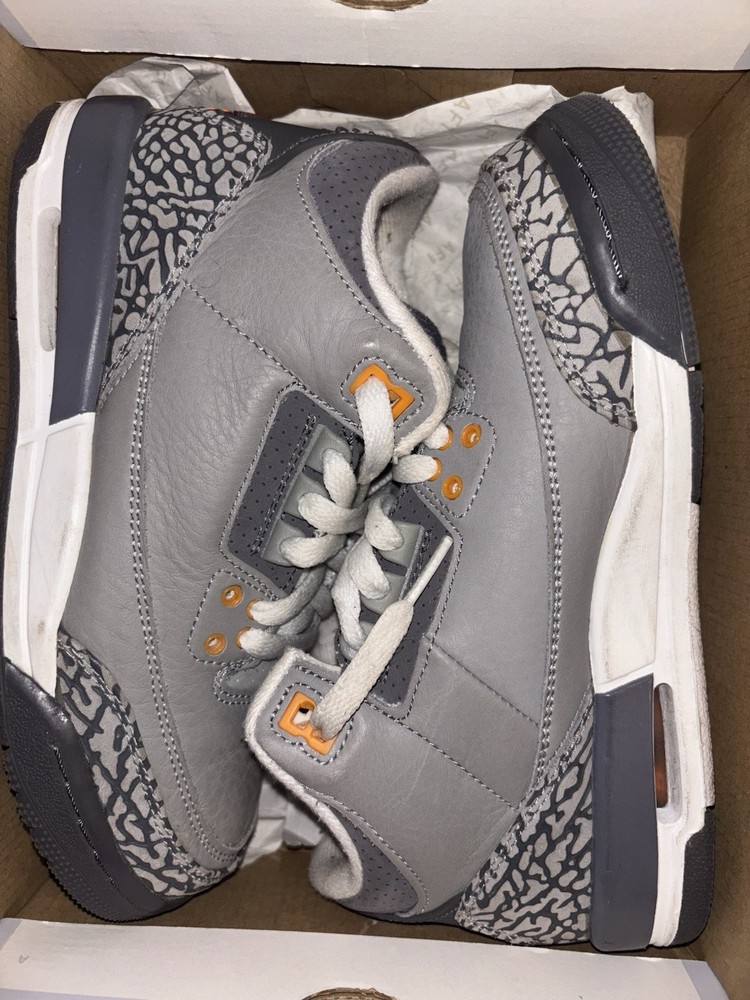 Size 4.5 (GS) – Jordan 3 Retro 2021 Mid Cool Grey