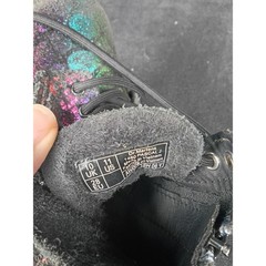 Dr. Martens 1460 Pascal J Kids Rainbow Metallic Scaly Suede Boots Size 11 US
