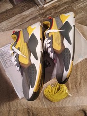 PUMA RS-X Transformers Bumblebee YOUTH JUNIOR RUNNING SHOES size 6C Yellow