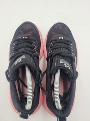 Under Armour Assert 9 Black Pink Athletic Comfort Casual Shoes Youth Size 4