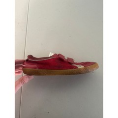 Dolce & Gabbana Hook and Loop Sneaker Shoes Kids 34 US 2.5 Red Leather Straps
