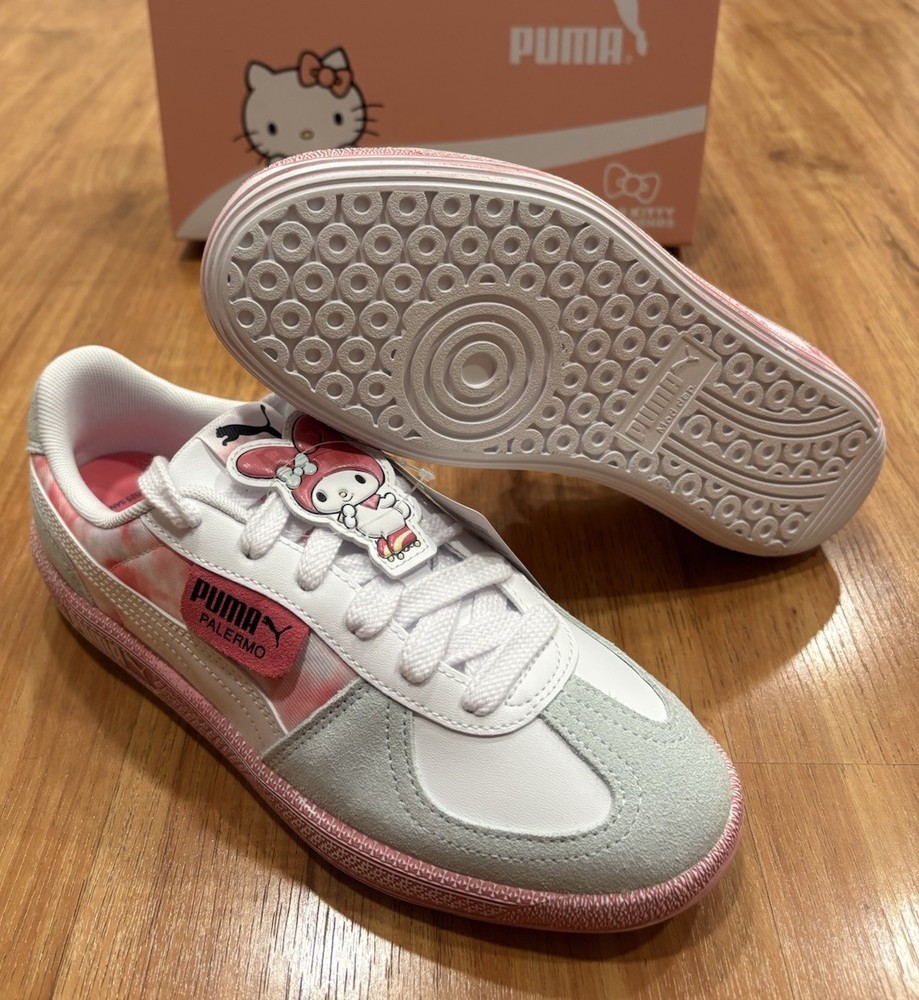 [403226-01] YOUTH PUMA PALERMO HELLO KITTY Sz 6.5Y Kids