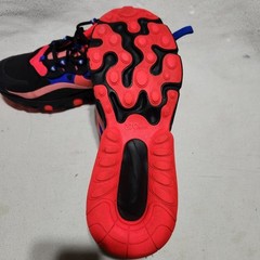 Size 6 – Nike Air Max 270 React Low Black Crimson Blue