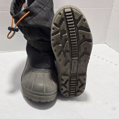 Columbia Kids Powderbug Plus II Winter Snow Boots Khaki Size 4