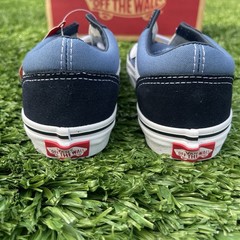 Vans Kids Old Skool Low Top Sneakers Navy True White US 1.0 NIB